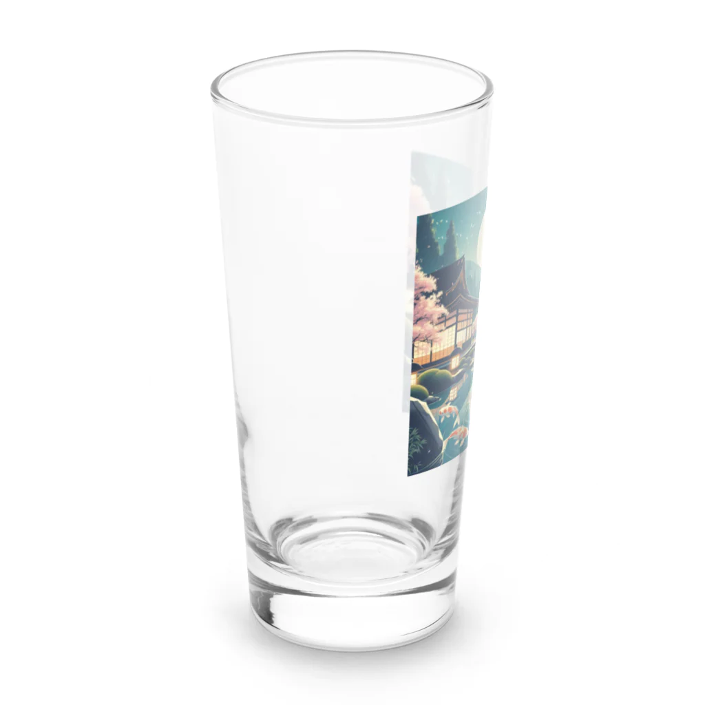 癒しの部屋の和モダンな風景 Long Sized Water Glass :left