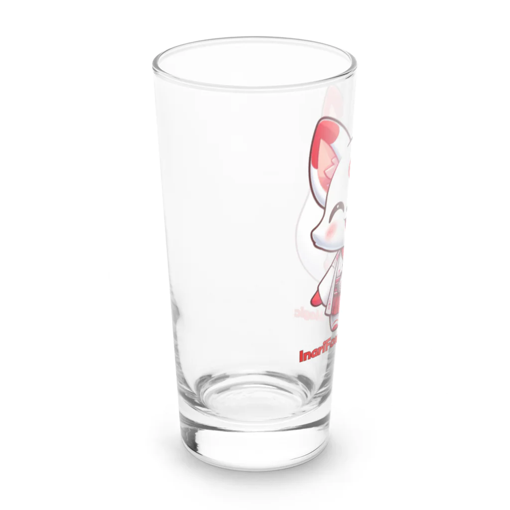 大江戸花火祭りのInari Fox Charm Magic～稲荷の狐1-2 Long Sized Water Glass :left