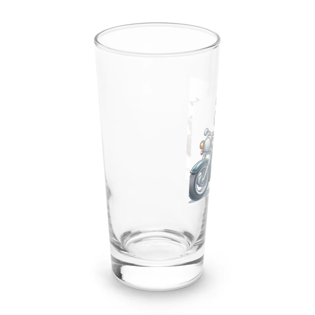 namidamakiのちょい悪オヤジ犬 Long Sized Water Glass :left