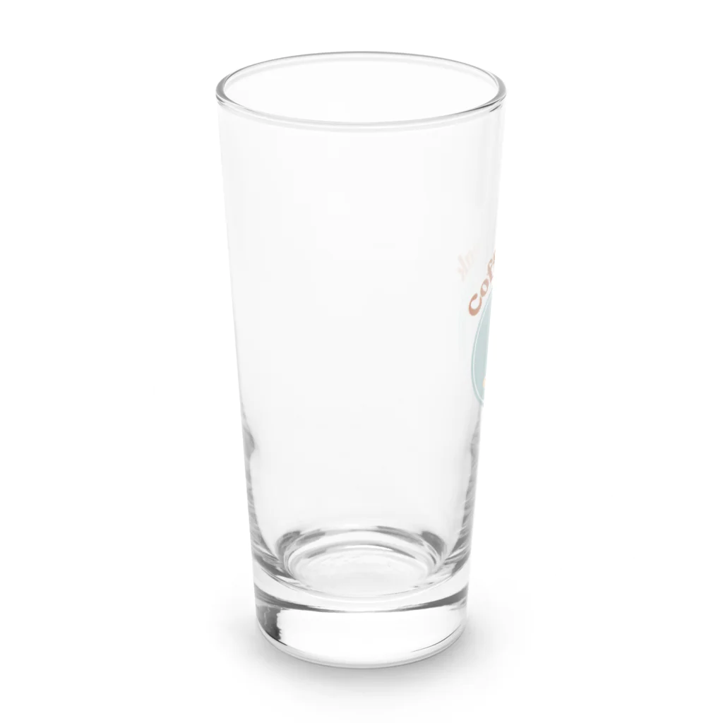 kanoh_artの「coffee break 」ワンポイントTシャツ Long Sized Water Glass :left