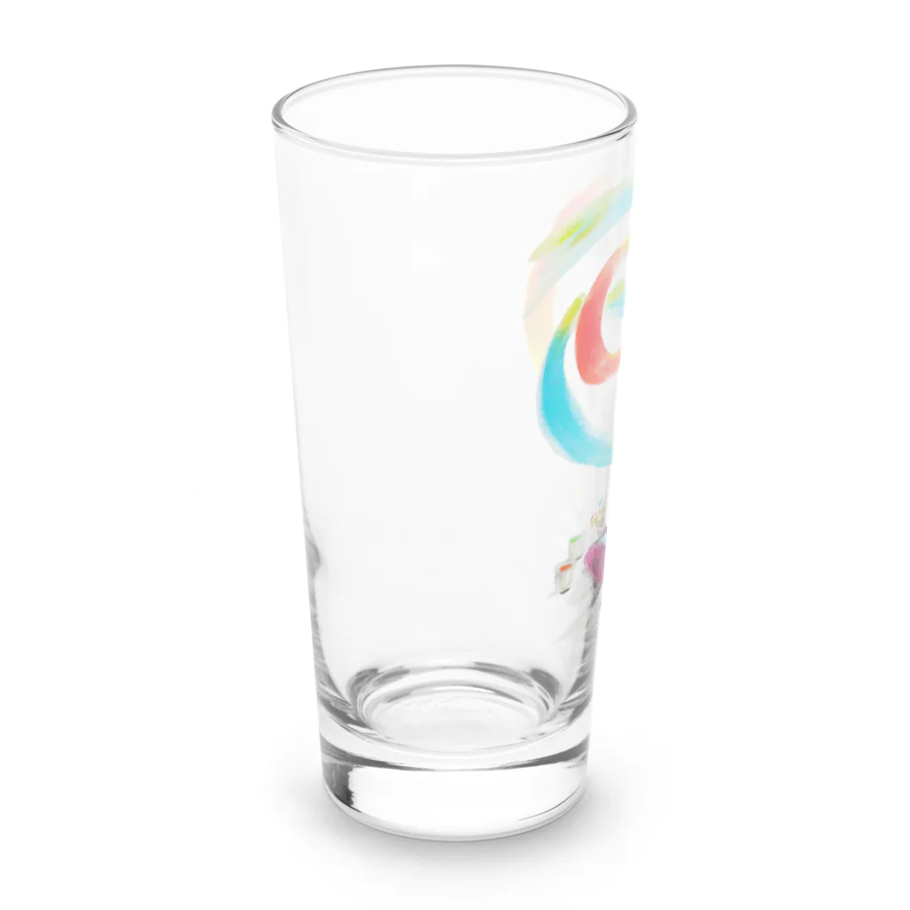 心の森ミュージアム　遊童館の未来を描く Long Sized Water Glass :left