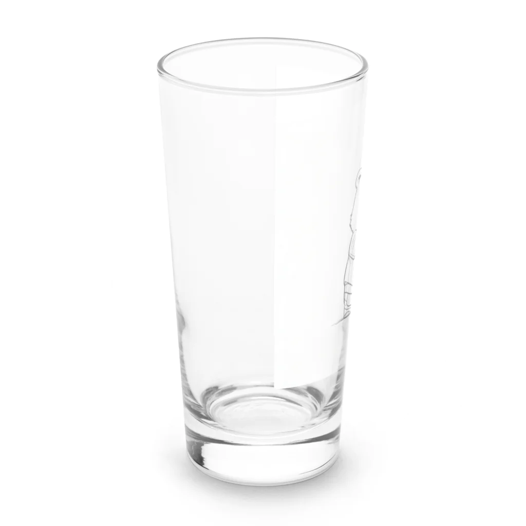 ganeshaのかわいいクマ Long Sized Water Glass :left