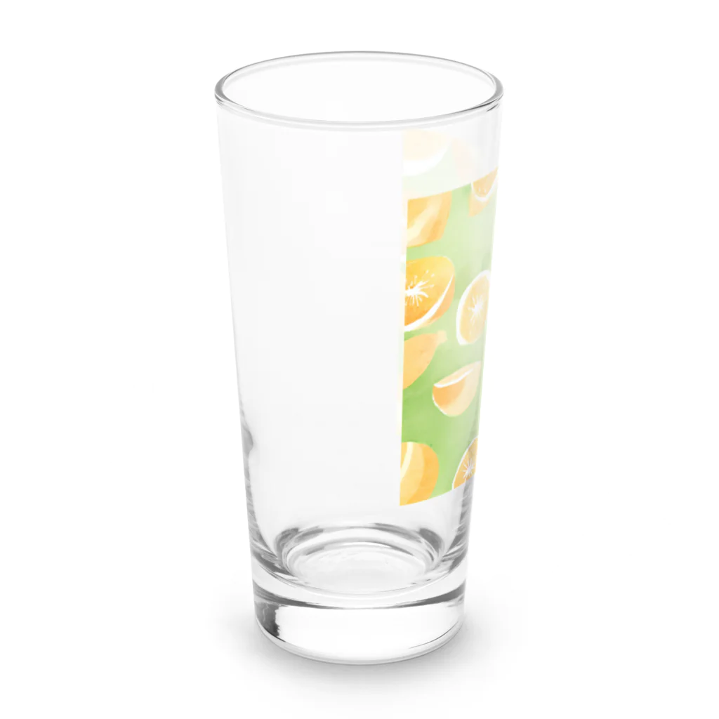 ふるーつまにあ☆のオレンジまみれ Long Sized Water Glass :left