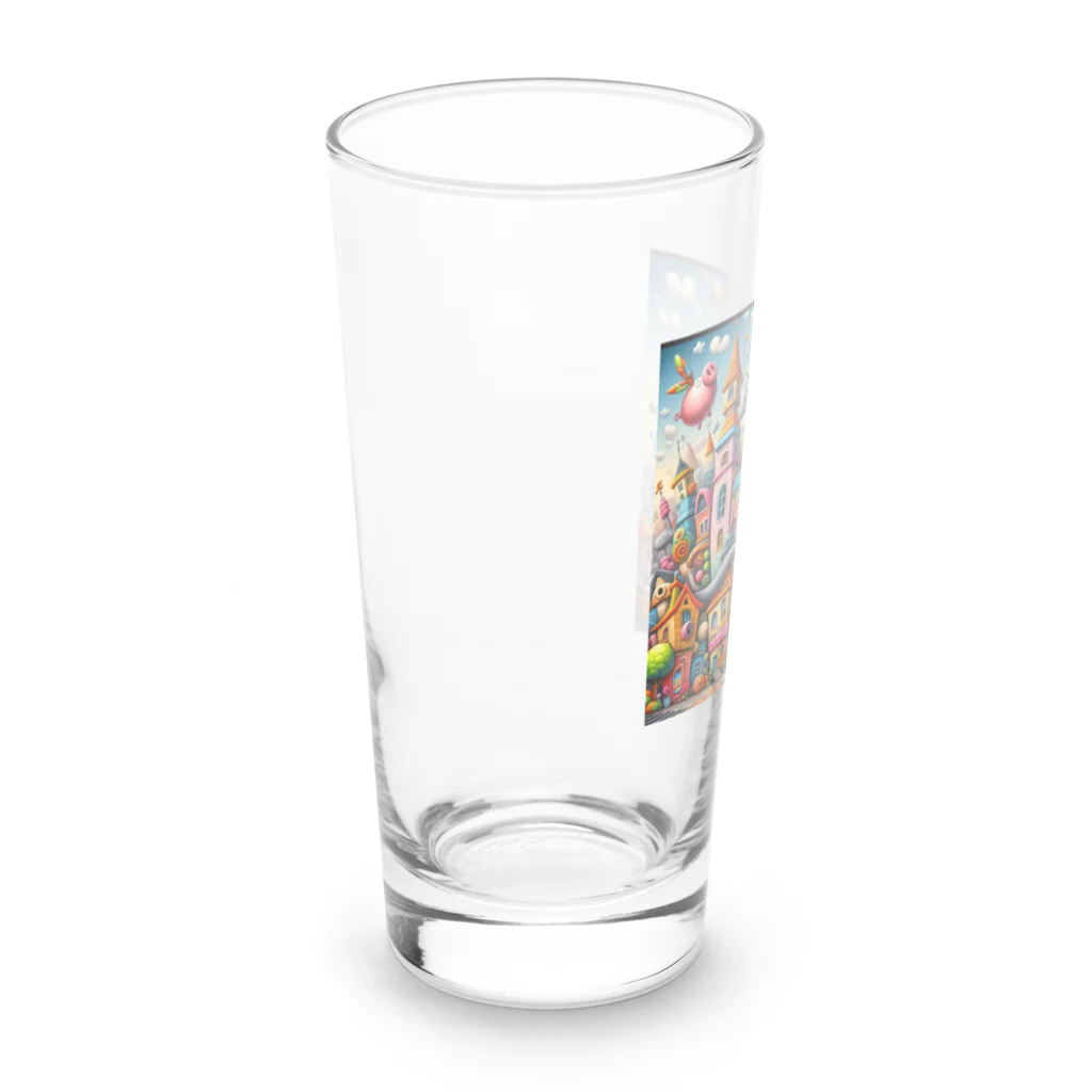 makkywithの不思議な街 Long Sized Water Glass :left