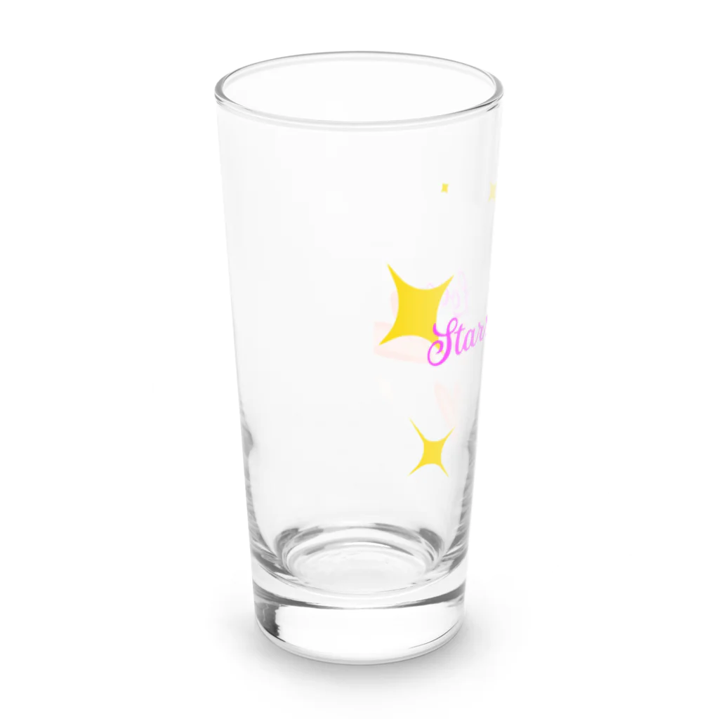 あすたんしょっぷのかわいいロゴふちなしver. Long Sized Water Glass :left