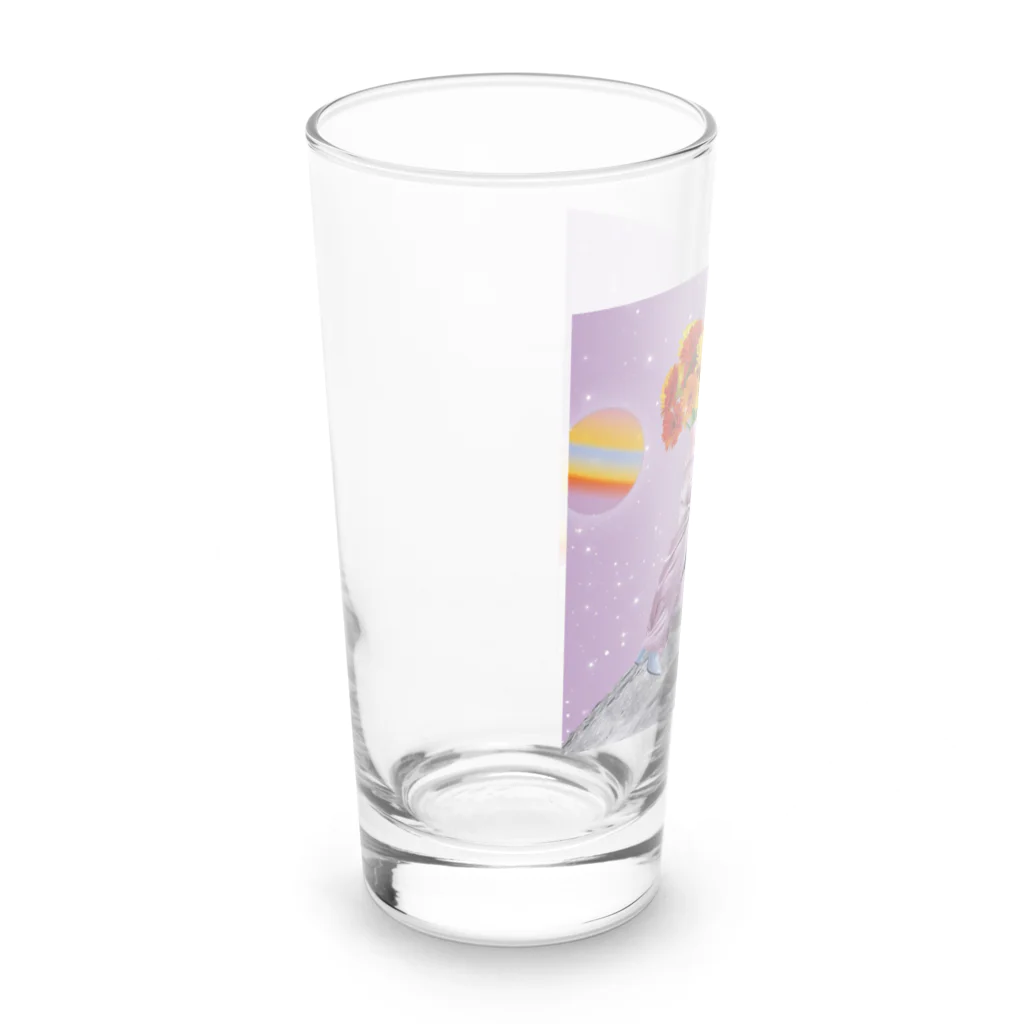 ERiMARi'SHOPのPoppin'ピンクパープル Long Sized Water Glass :left