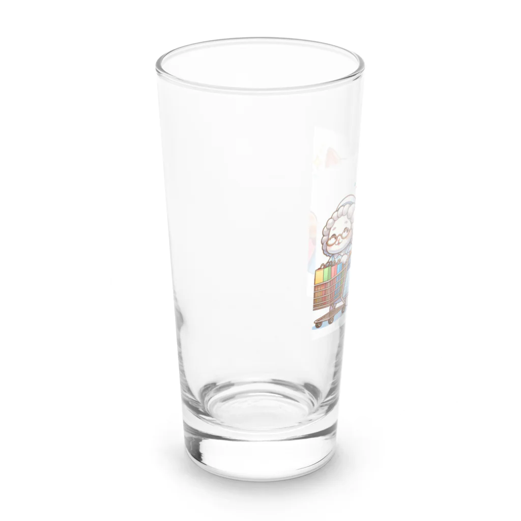 アミュペンのかわいい猫ちゃんと一緒にお買い物🐱💼  Long Sized Water Glass :left