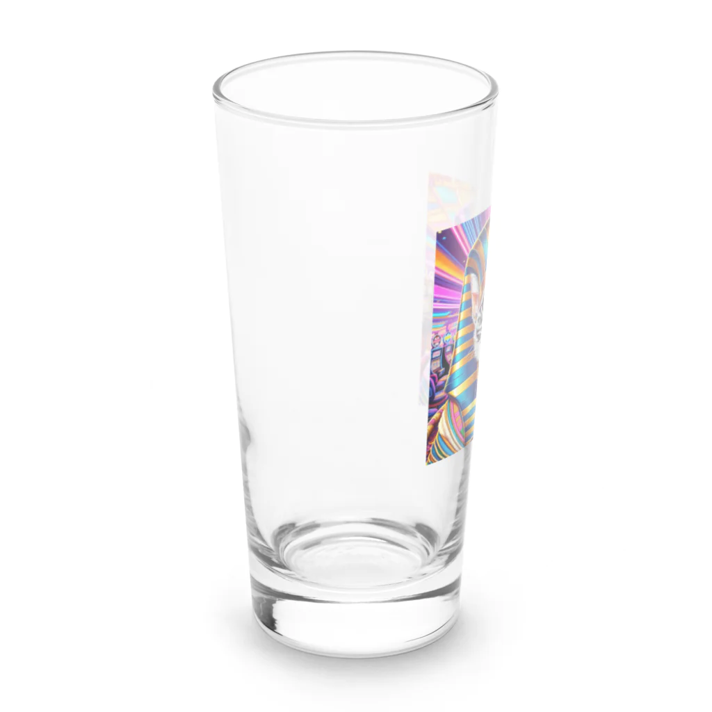 funny-itemsの一攫千金猫 Long Sized Water Glass :left