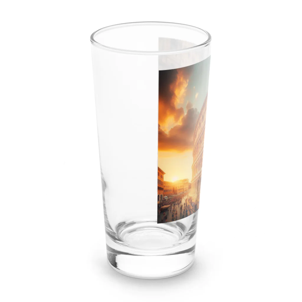 うりこみ屋のローマコロッセオ Long Sized Water Glass :left