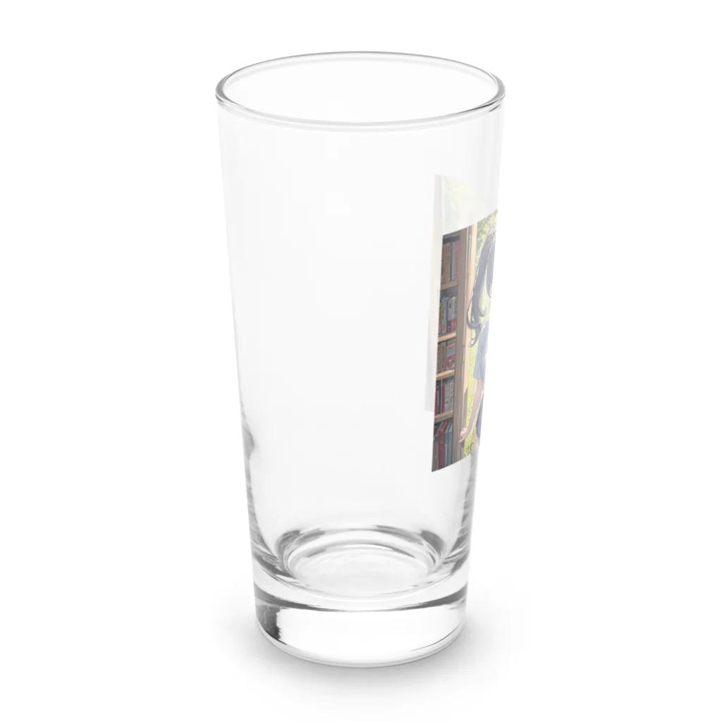 可愛嘘(かわうそ)くんの領域の田舎のJK Long Sized Water Glass :left