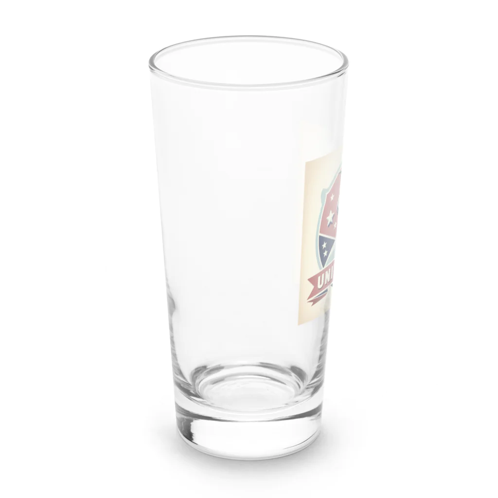 猫猫’ズのMeow University シリーズ【白猫】 Long Sized Water Glass :left