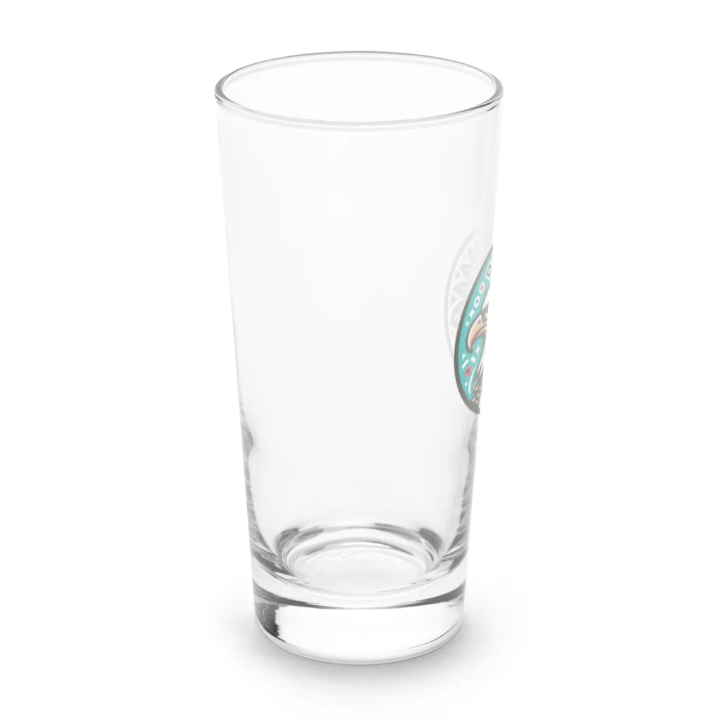 lblのNative American eagle Long Sized Water Glass :left