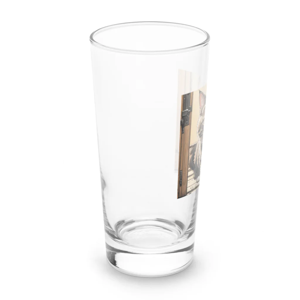 manaco-の覗き猫ちゃん Long Sized Water Glass :left