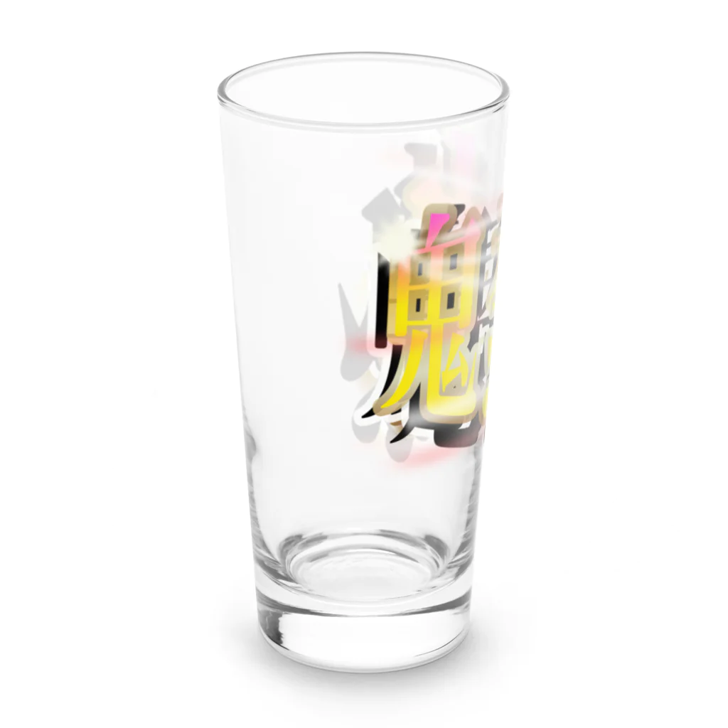 ワンフォオールの［パチンコフォント］鬼熱 -オニアツ- Long Sized Water Glass :left