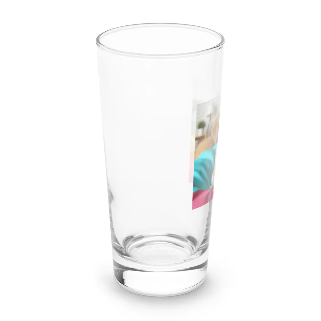 KAKOのわんちゃん Long Sized Water Glass :left