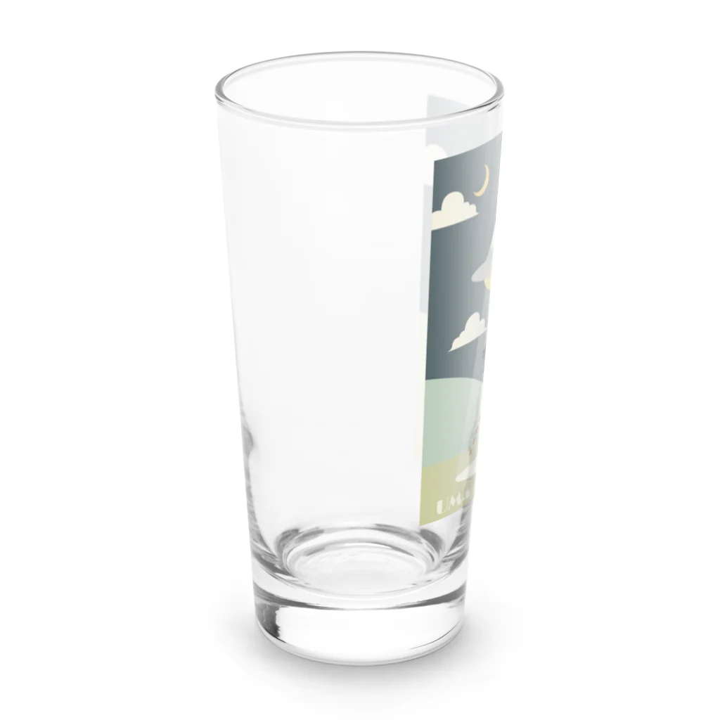 つかさ@の「UMA　ABDUCTION」青鹿毛 Long Sized Water Glass :left