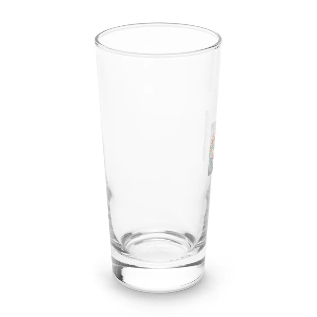 Manatomの幸せな味覚 Long Sized Water Glass :left