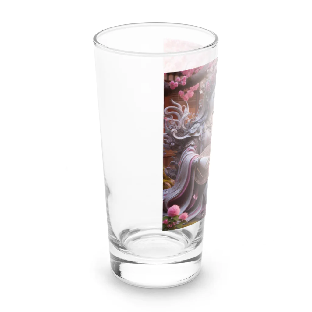 うりこみ屋の芸能の女神弁財天さま Long Sized Water Glass :left