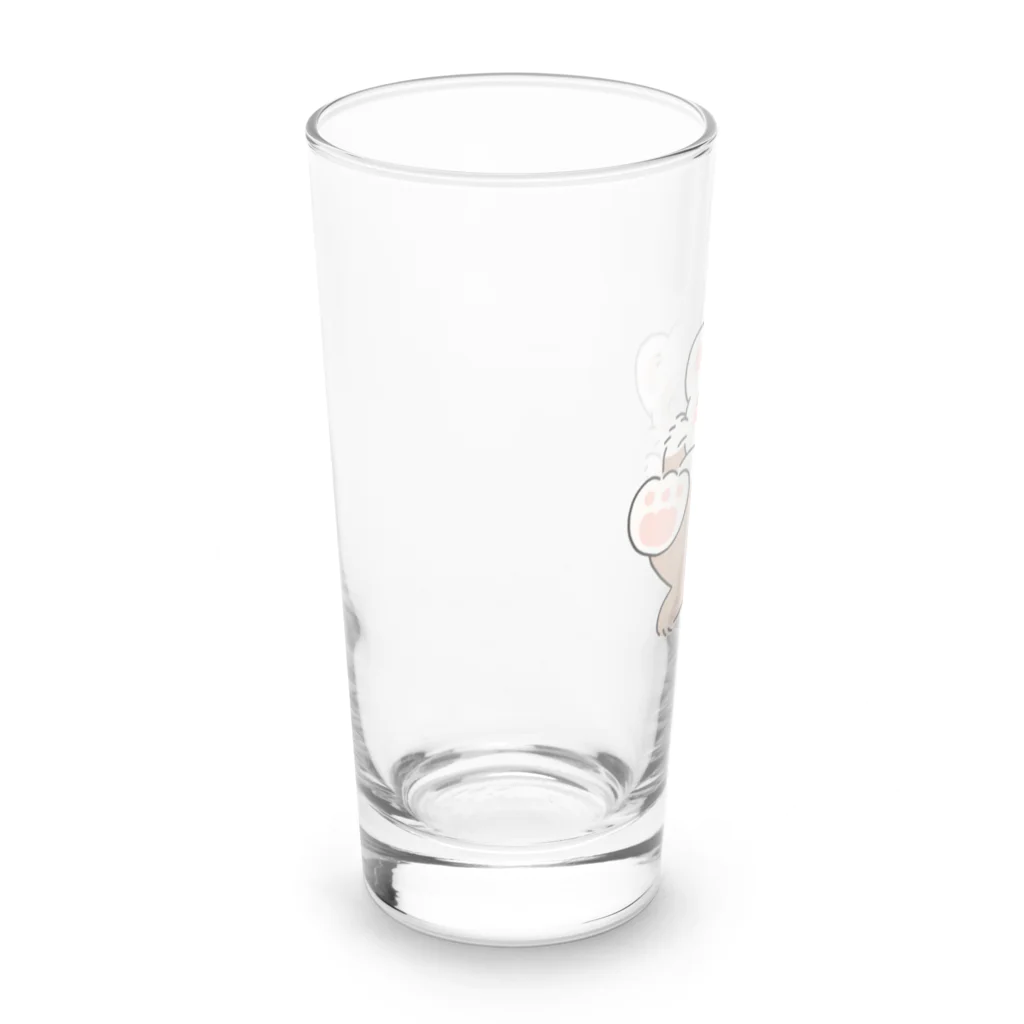 ふぇれねっと＠SUZURIのふぇれっとがころん Long Sized Water Glass :left