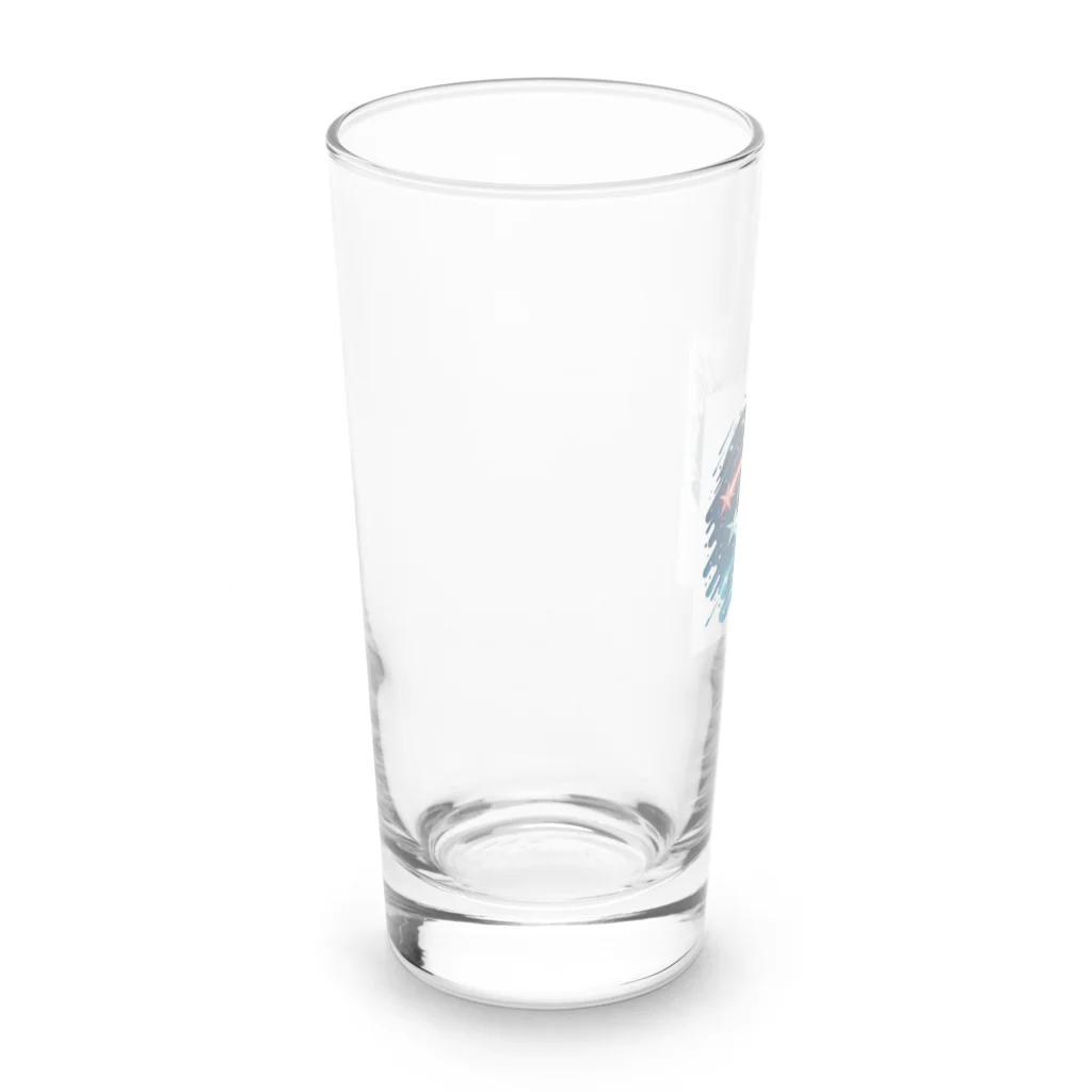 Mizのゆるハウスの3つの流れ星 Long Sized Water Glass :left