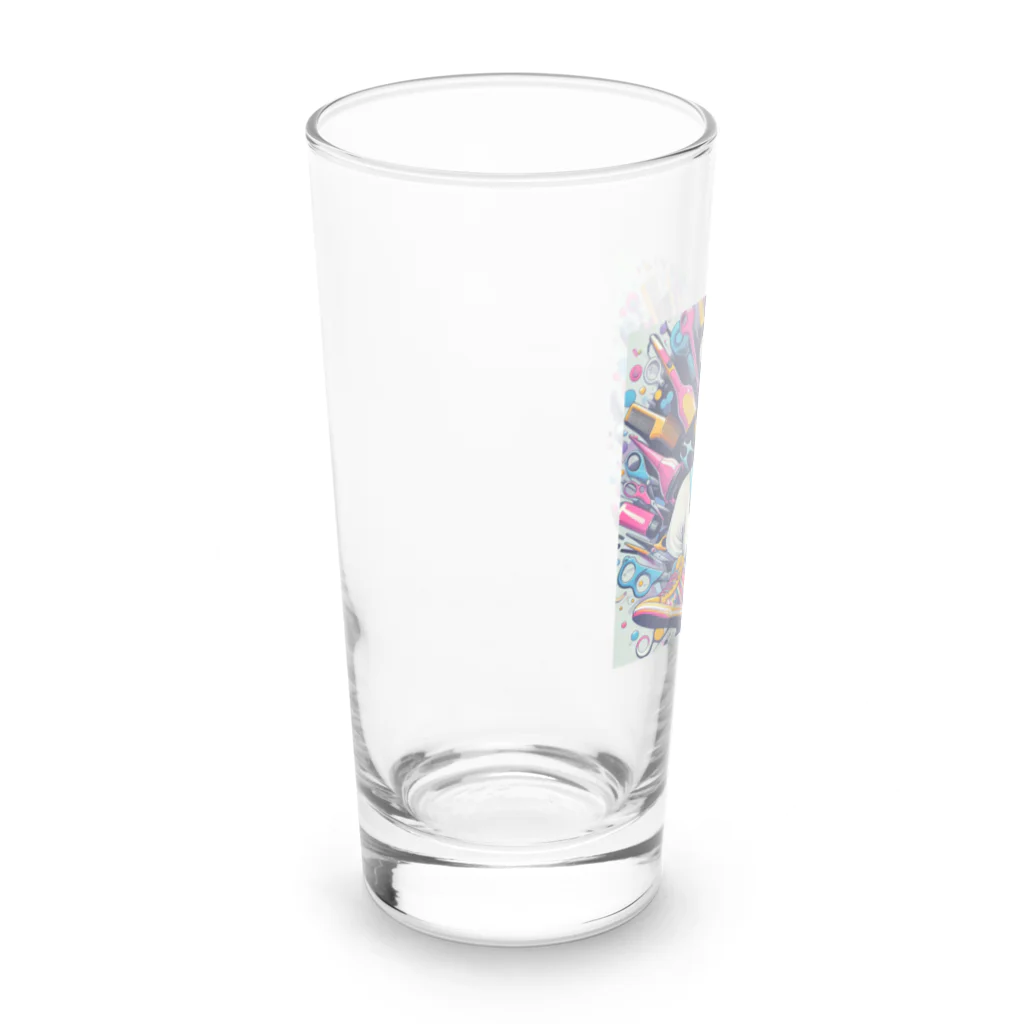shiro_cafeの近未来美容師 Long Sized Water Glass :left