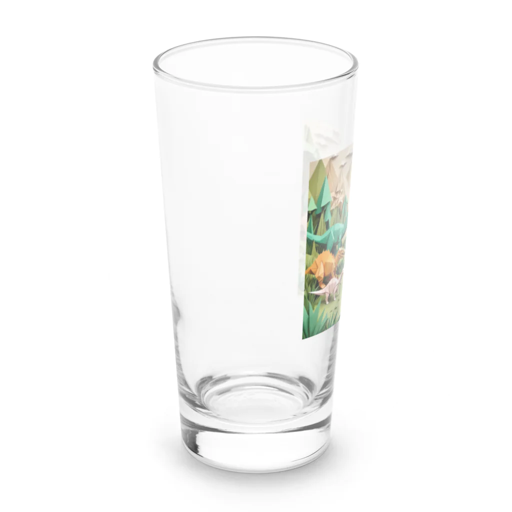 OTIRUBUTUBUTUの折り紙でザウルス Long Sized Water Glass :left