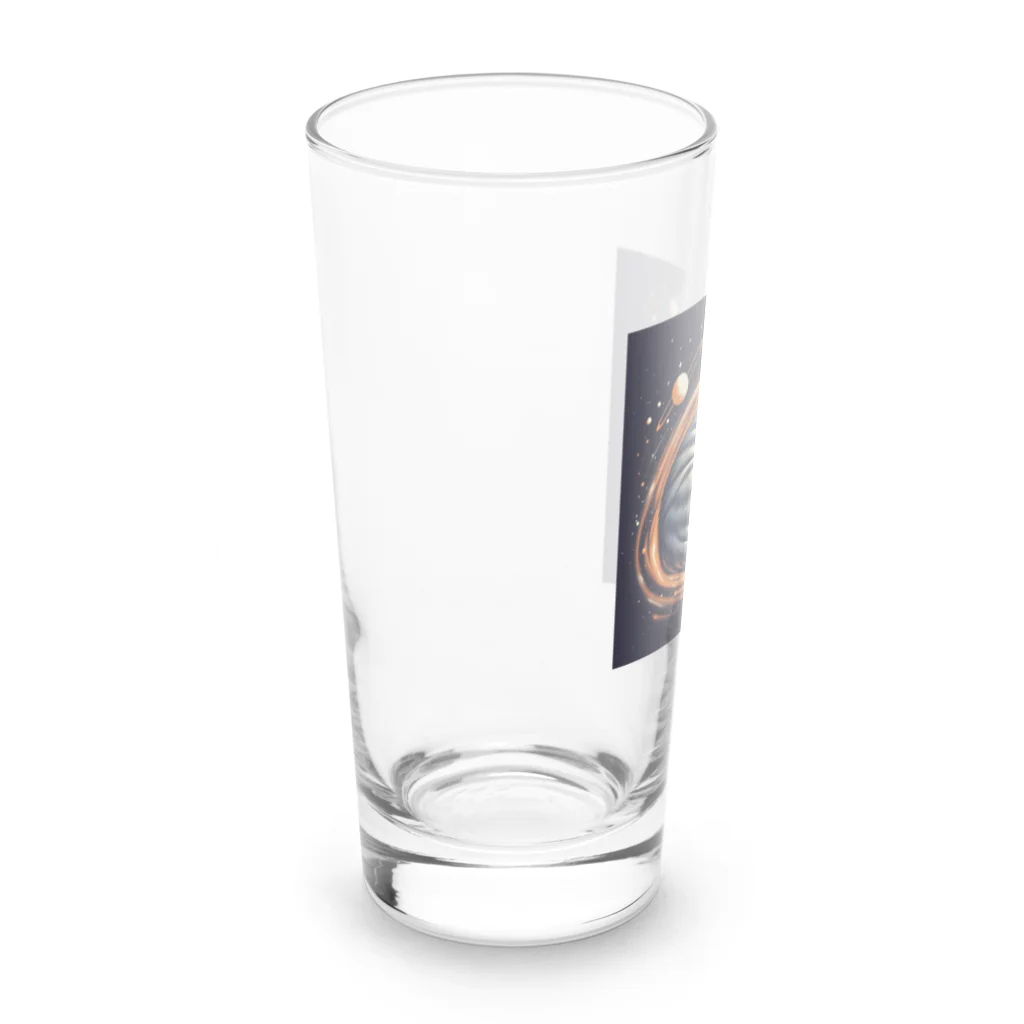 ソルブラインの宇宙空間漂う「プック」 Long Sized Water Glass :left