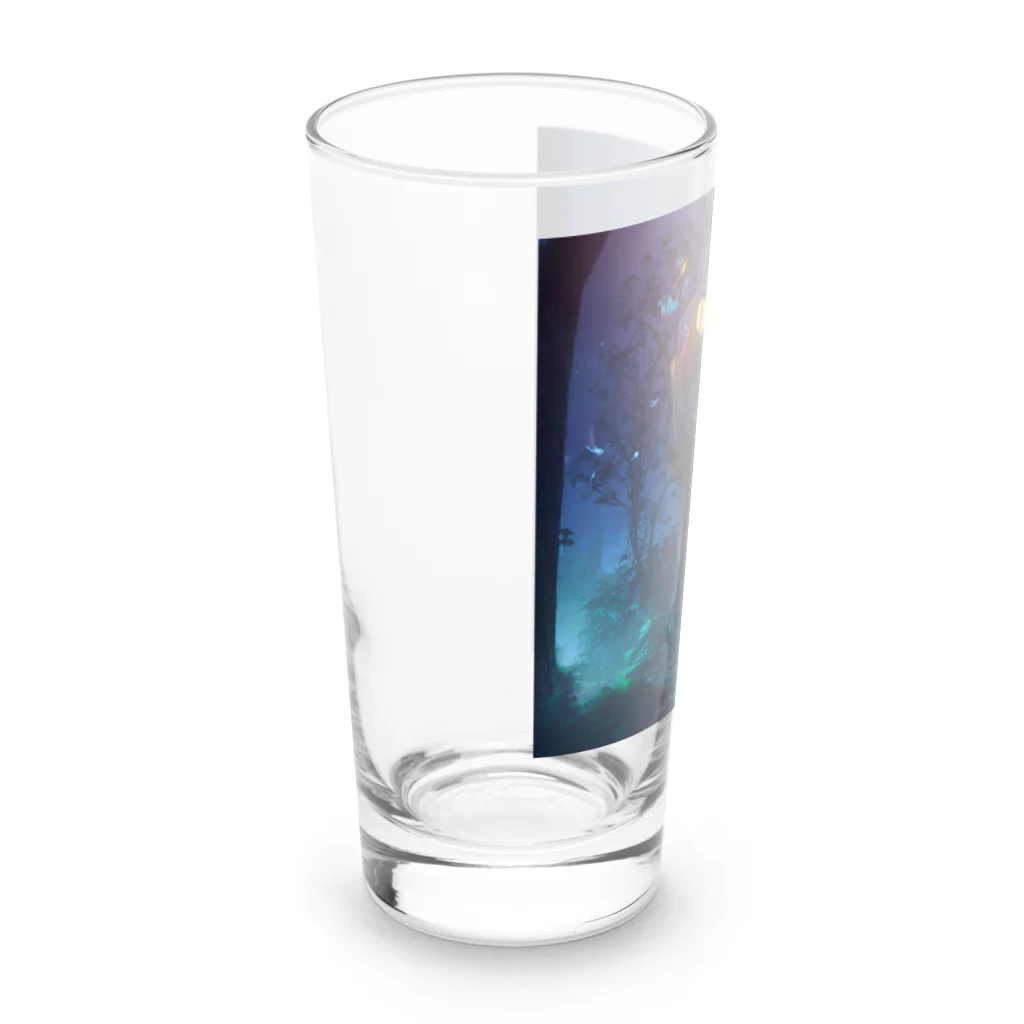 million-mindの夢幻的な時計塔 Long Sized Water Glass :left