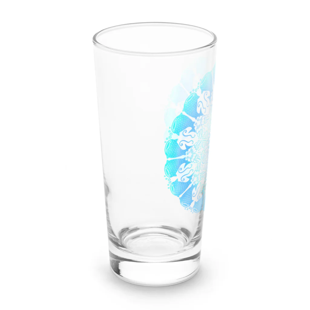 みよのジンベイ曼荼羅 Long Sized Water Glass :left