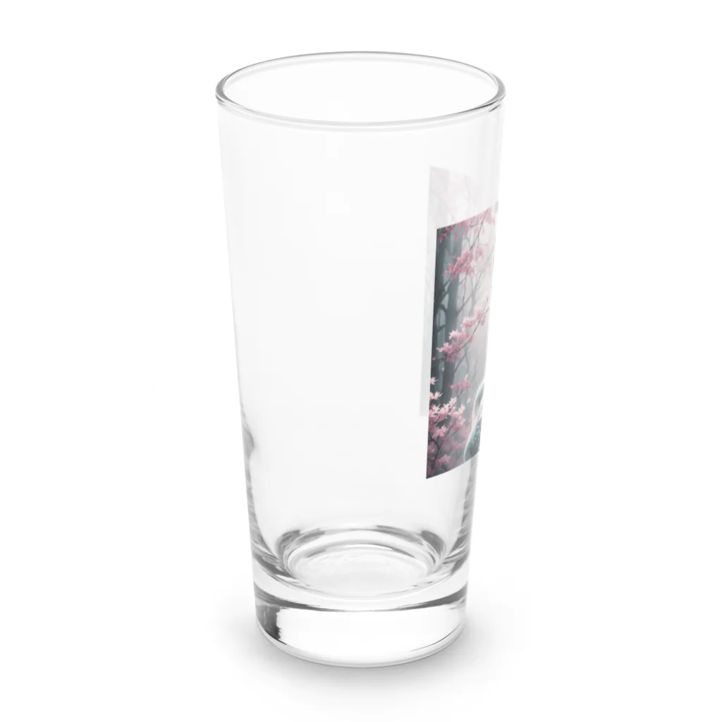 AI妖怪大図鑑のレントゲン妖怪　X女（ばつおんな） Long Sized Water Glass :left