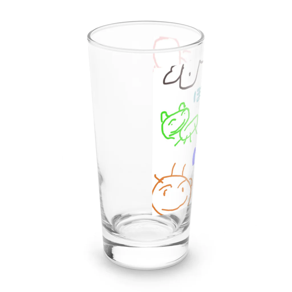 魔法堂　キズカビセアの僕だけのシリーズ＊男の子＊（お絵描きパパ） Long Sized Water Glass :left