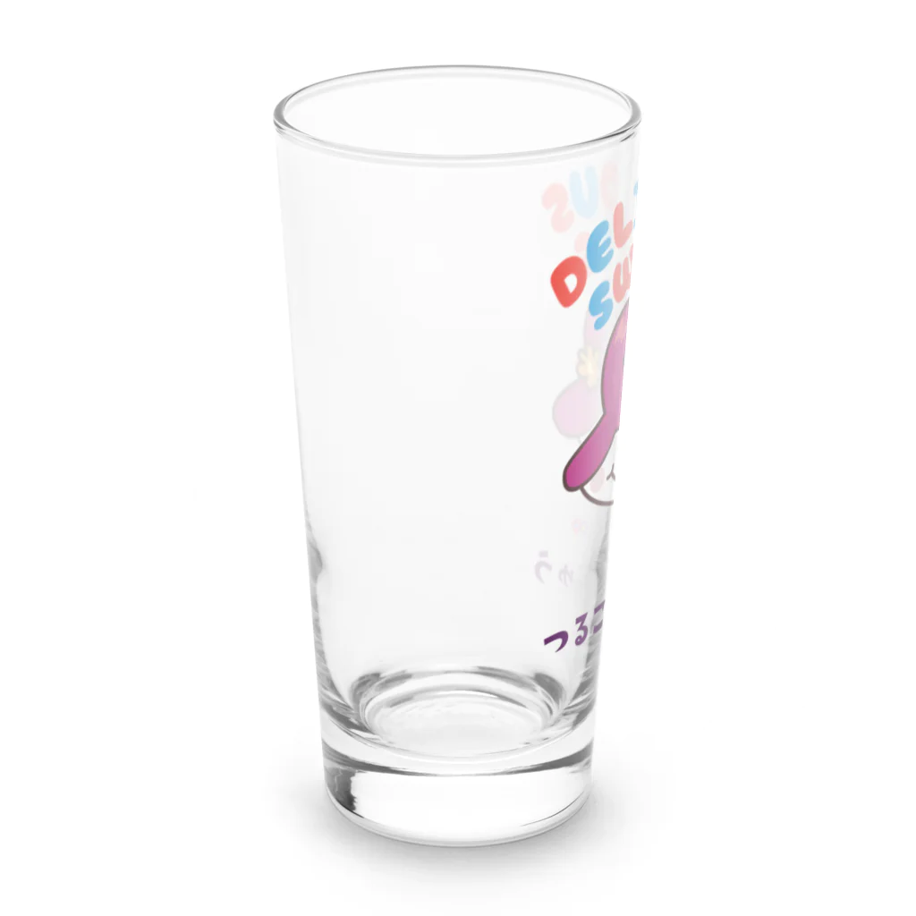 ドレメヒロコのつるこまんじゅう Long Sized Water Glass :left