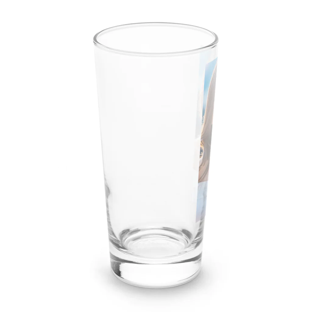 ももちゃん🍑のももちゃん🍑グッズ✨ Long Sized Water Glass :left