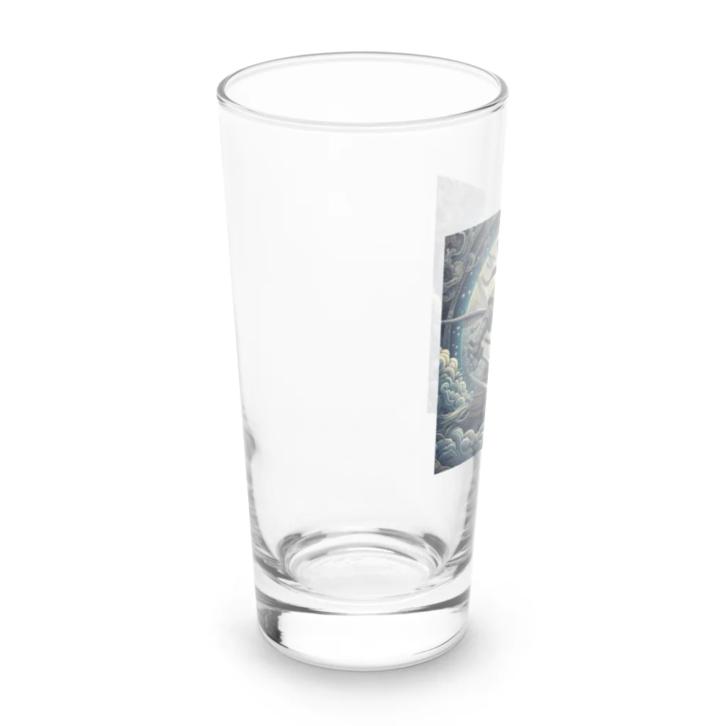 HECreaterの武士 Long Sized Water Glass :left