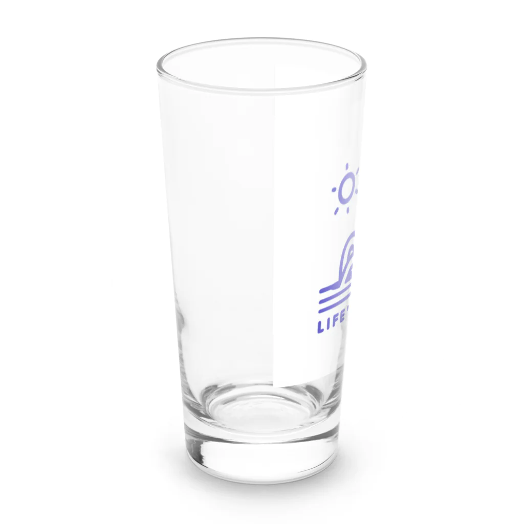 MelonpalanのびーちManのグッズ Long Sized Water Glass :left