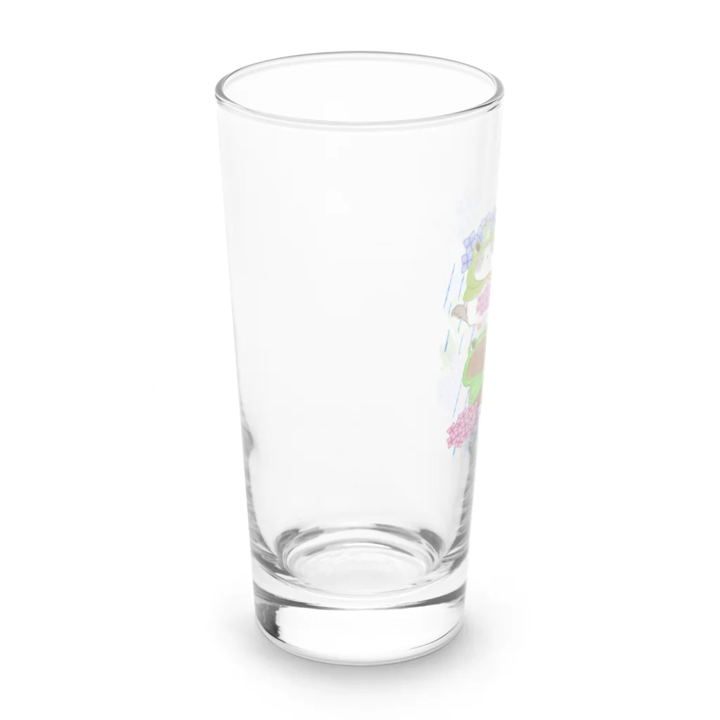 せとのお店屋さんの6月　土砂降りの日 Long Sized Water Glass :left