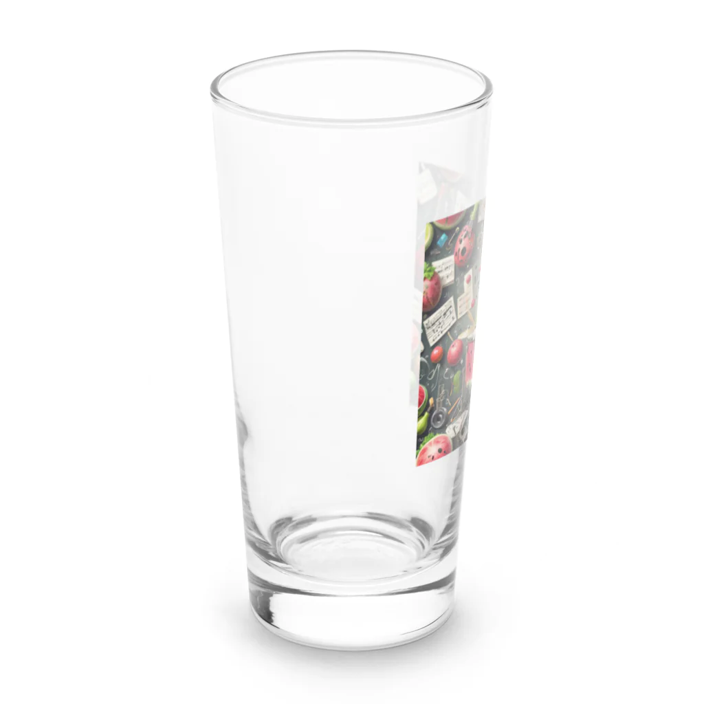 くるみの木のドラマースイカ Long Sized Water Glass :left