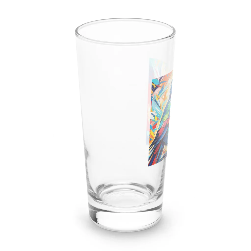 Hachi_Hachi_888のシマエナガ Long Sized Water Glass :left