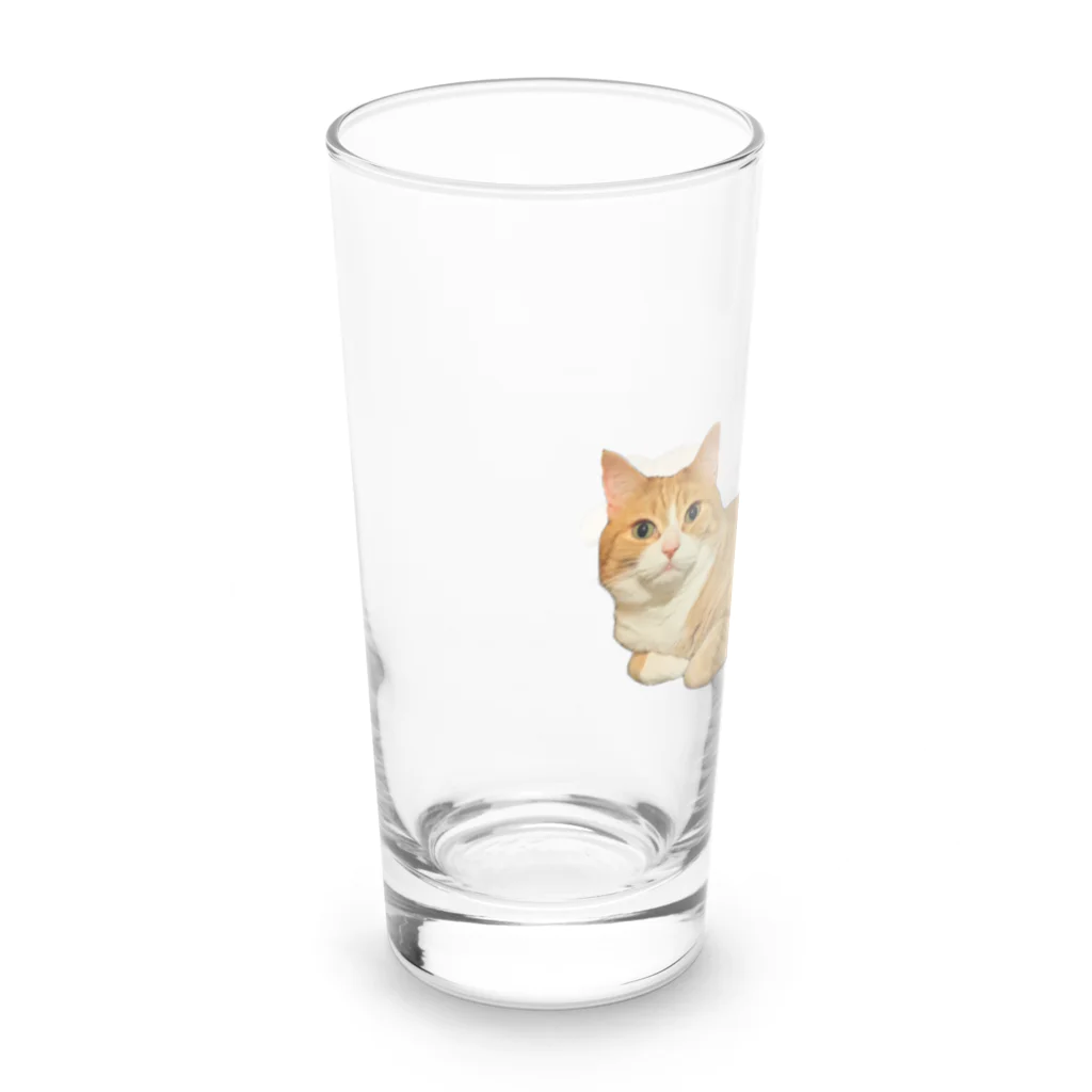 Me_canのゴロリンみかんちゃん Long Sized Water Glass :left