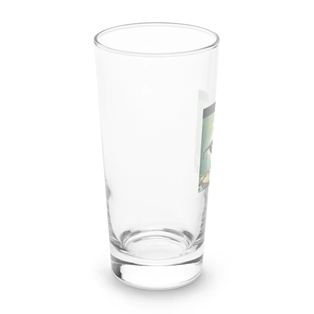 haneko222の甲冑猫太郎(かっちゅうねこたろう) Long Sized Water Glass :left