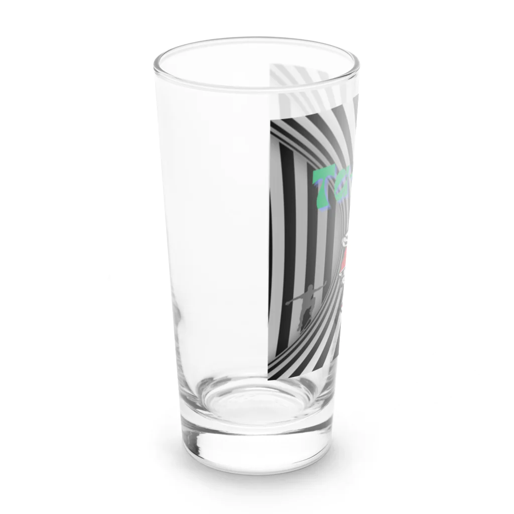 suzuringorirappaの錯覚とスケボー Long Sized Water Glass :left