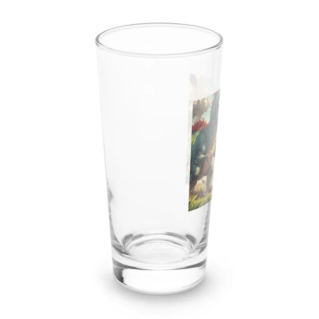 OTIRUBUTUBUTUの恐竜せんそう Long Sized Water Glass :left