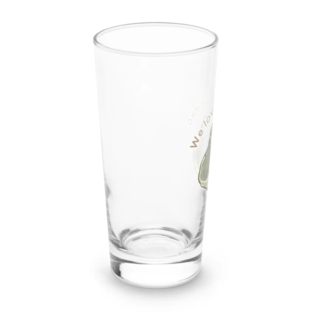 ウロコインコてんびん家のとりたん(ウロコインコ) Long Sized Water Glass :left