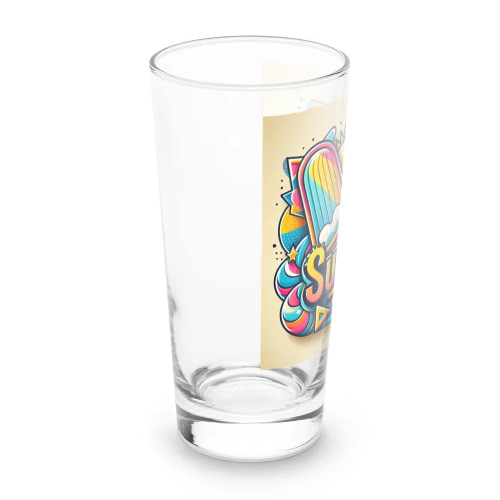 まんまるちゃんのサマー▪ノスタルジア Long Sized Water Glass :left