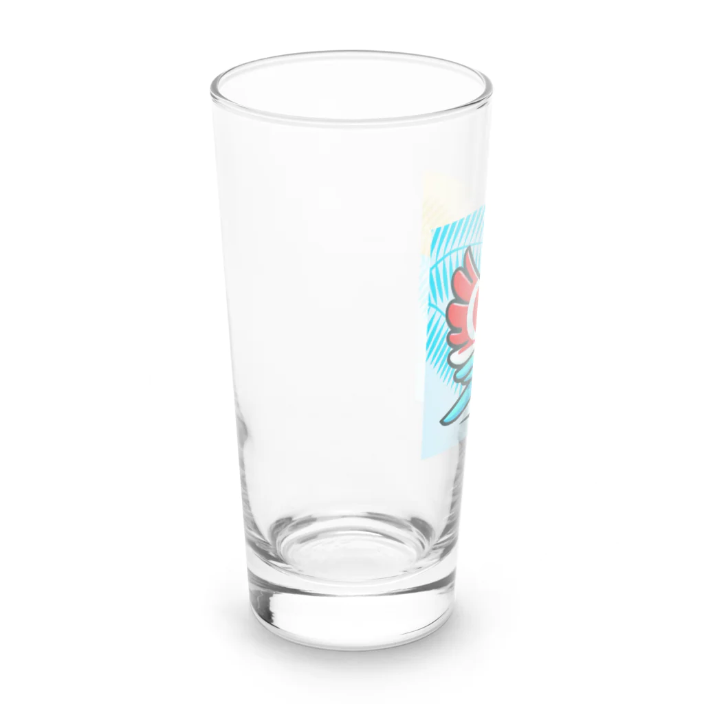 bugisショップの煌めくトロピカルバード🐦️ Long Sized Water Glass :left