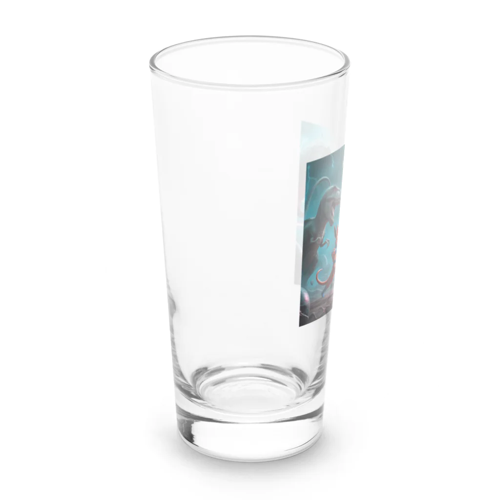 OTIRUBUTUBUTUの悟空がびゅん Long Sized Water Glass :left