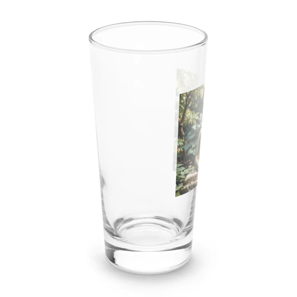 Take-chamaの驚くべき仏像があなたを迎えます。 Long Sized Water Glass :left