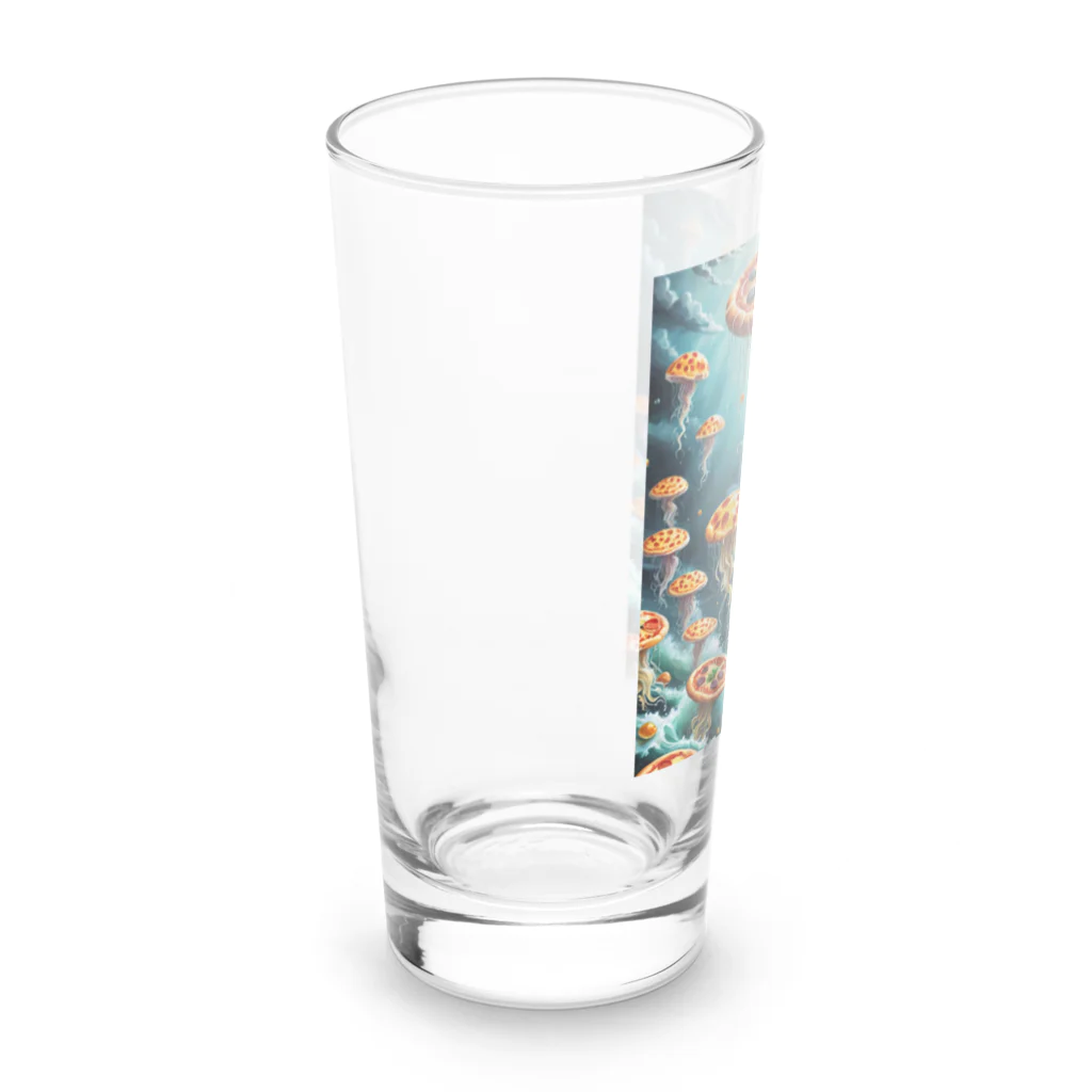 入力中. . .の猛毒海中ピザ Long Sized Water Glass :left