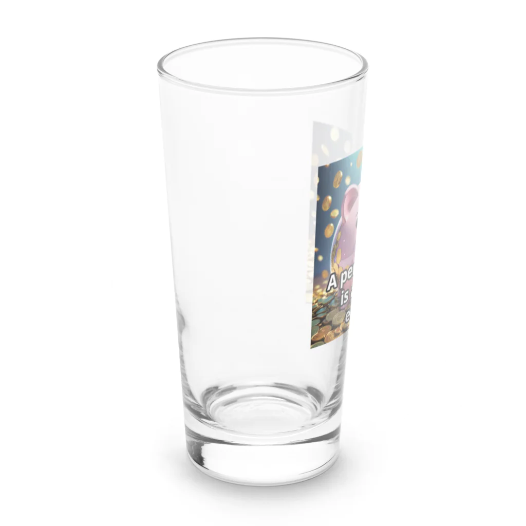 BOSEKIの節約したペニーは稼いだペニーに等しい。 Long Sized Water Glass :left