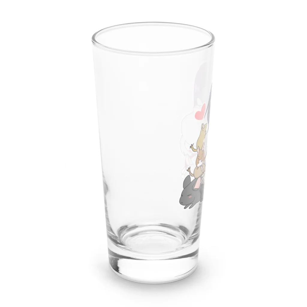 Chinchilla’ｓ（ちんちら～ず）の葉月なちゅえ＆ほわぷりちんちらーずコラボグッズ Long Sized Water Glass :left